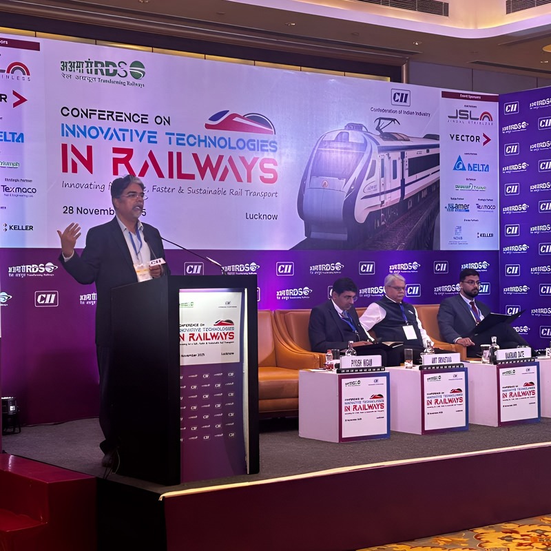 CEO Piyush Nigam speaks at CII-RDSO Event