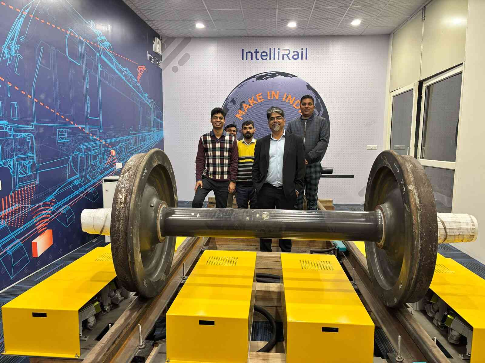Intellirail Team at the Factory